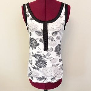 Hurley | Hook & Eye Trimmed Floral Tank